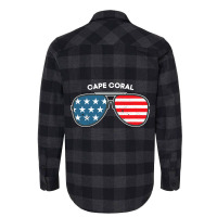 Cape Coral Florida Fl Us Cities America 4th Of Jul Flannel Shirt | Artistshot