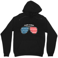 Cape Coral Florida Fl Us Cities America 4th Of Jul Unisex Hoodie | Artistshot