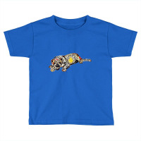 Bulldog Laying Against A Whit Toddler T-shirt | Artistshot