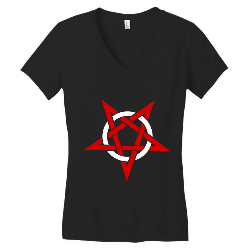 Pentagram Women's V-Neck T-Shirt by aoisaraleroy | Artistshot