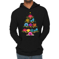 Coral Lover Lights Xmas Santa Coral Christmas Tree Lightweight Hoodie | Artistshot