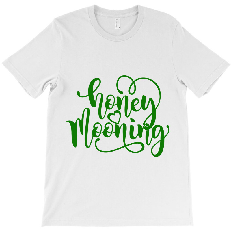 Honey Mooning Green Heart T-shirt | Artistshot