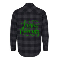 Honey Mooning Green Heart Flannel Shirt | Artistshot