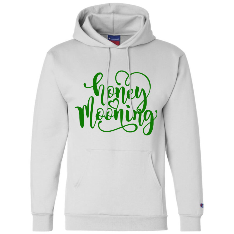 Honey Mooning Green Heart Champion Hoodie | Artistshot