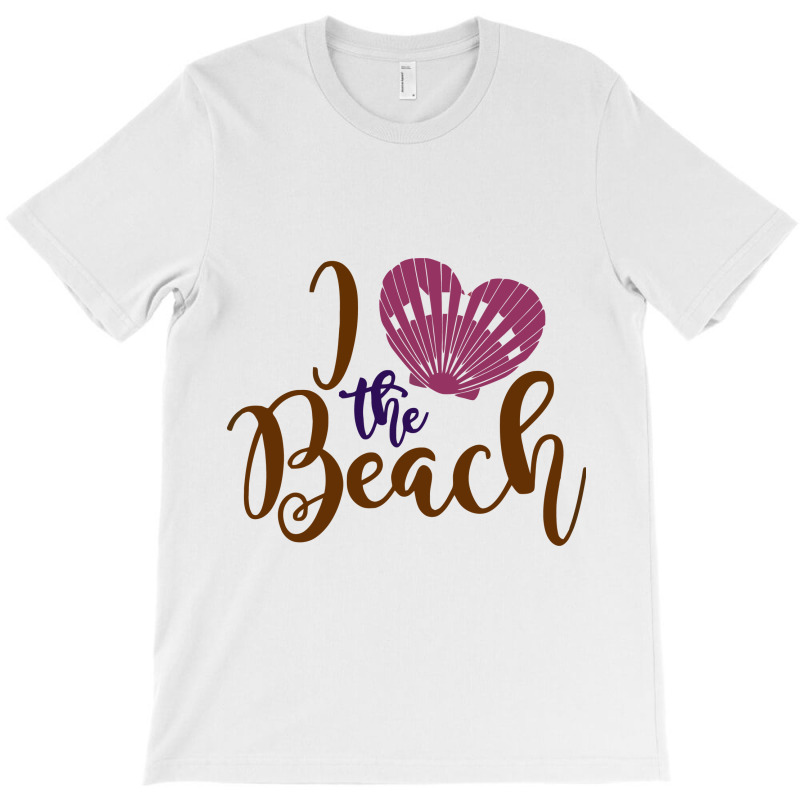 I Love The Beach Ocean School T-shirt | Artistshot