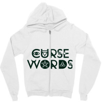 Curse Words Witch Halloween Zipper Hoodie | Artistshot