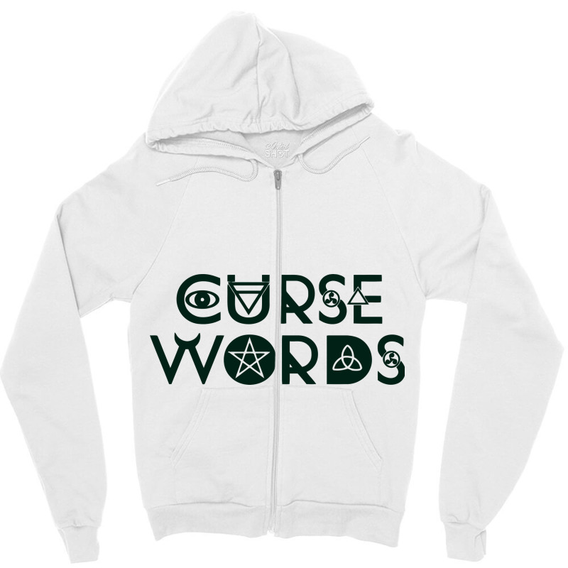 Curse Words Witch Halloween Zipper Hoodie | Artistshot