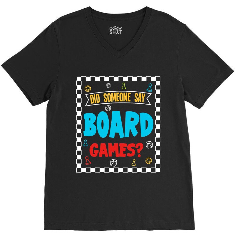 Board Games V-neck Tee | Artistshot