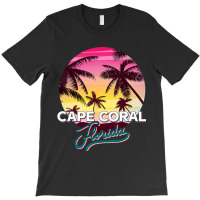 Cape Coral Florida Palm Tree Beach Summer Vacation T-shirt | Artistshot