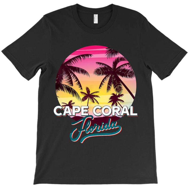 Cape Coral Florida Palm Tree Beach Summer Vacation T-shirt | Artistshot