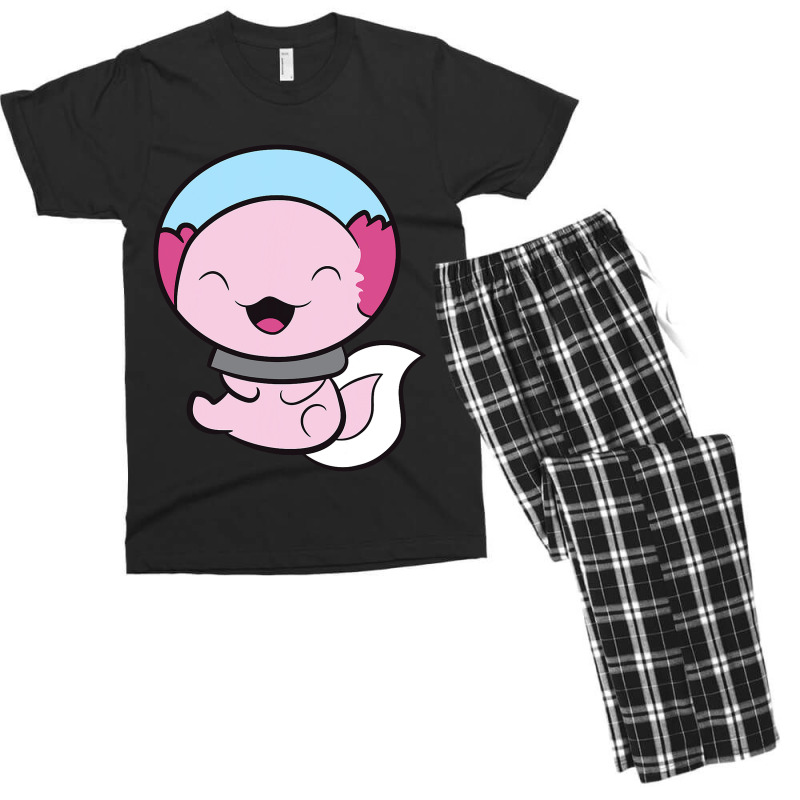 Cute Astronaut Axolotl Axolotl In Space Astronaut  Men's T-shirt Pajama Set | Artistshot