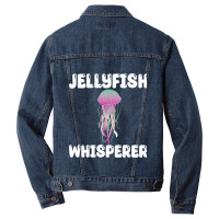 Cool Jellyfish Whisperer Outfit Love Sea Animal Men Denim Jacket | Artistshot