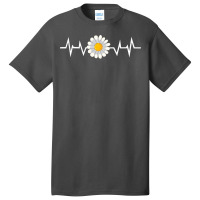 Daisy T  Shirt Flower Daisy Heartbeat T  Shirt Basic T-shirt | Artistshot