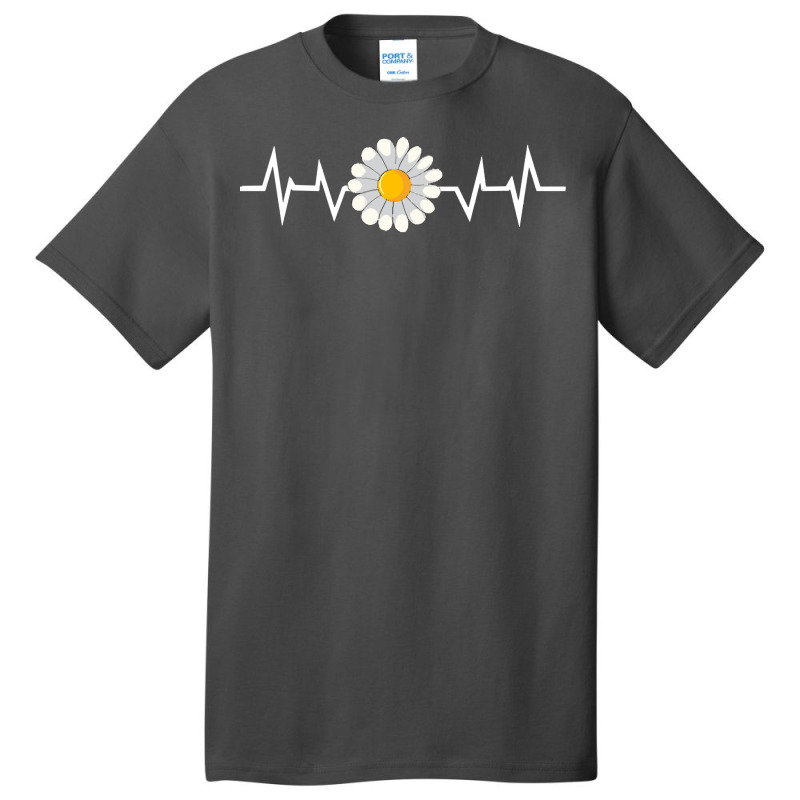 Daisy T  Shirt Flower Daisy Heartbeat T  Shirt Basic T-shirt | Artistshot