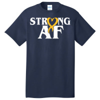 Strong Childhood Cancer Awareness Month T Shirt Basic T-shirt | Artistshot