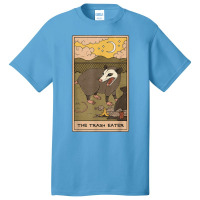 The Trash Eater Tarot Possum Halloween Card T Shirt Basic T-shirt | Artistshot