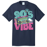 90s Vibe Vintage 1990s Music 90s Costume Party Nineties Characters Car Basic T-shirt | Artistshot