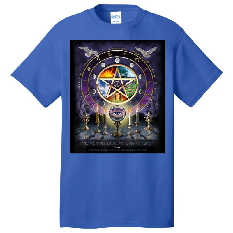 Witches Magical Altar Pentagram Witchcraft Pagan Wicca T Shirt Basic T-shirt by butacnlzaidelpz | Artistshot