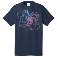 Vintage Octopus Marine Biologist Cool Ocean Sea Life Gifts 1 Pullover Basic T-shirt | Artistshot