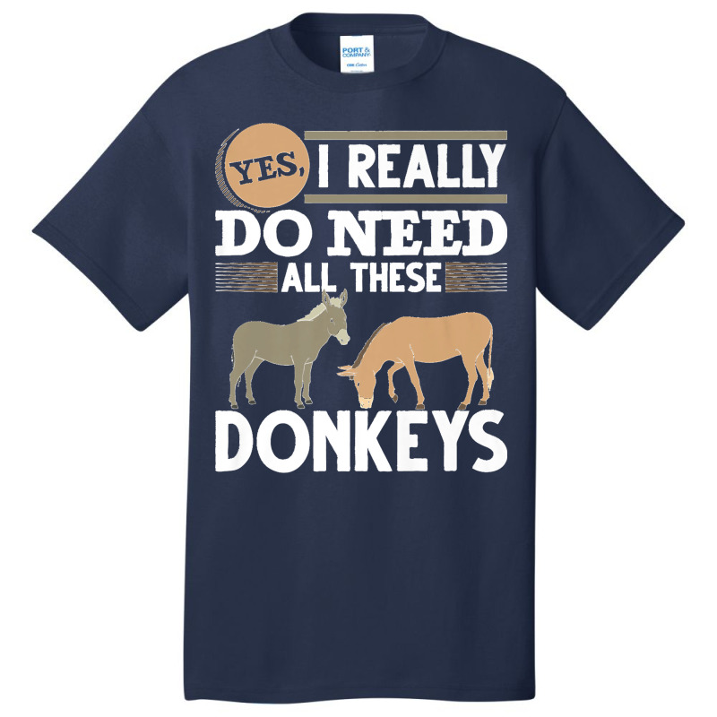 Farm Animal Lover Farming Farmer Funny Donkey Premium Basic T-shirt by EaglesonBonnie | Artistshot