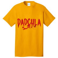 Dadcula   Dracula   Cute Funny Halloween Costume Design Classic T Shir Basic T-shirt | Artistshot