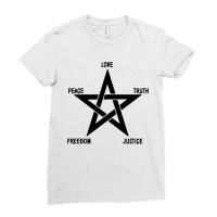 Moorish Moroccan Flag Ladies Fitted T-shirt | Artistshot