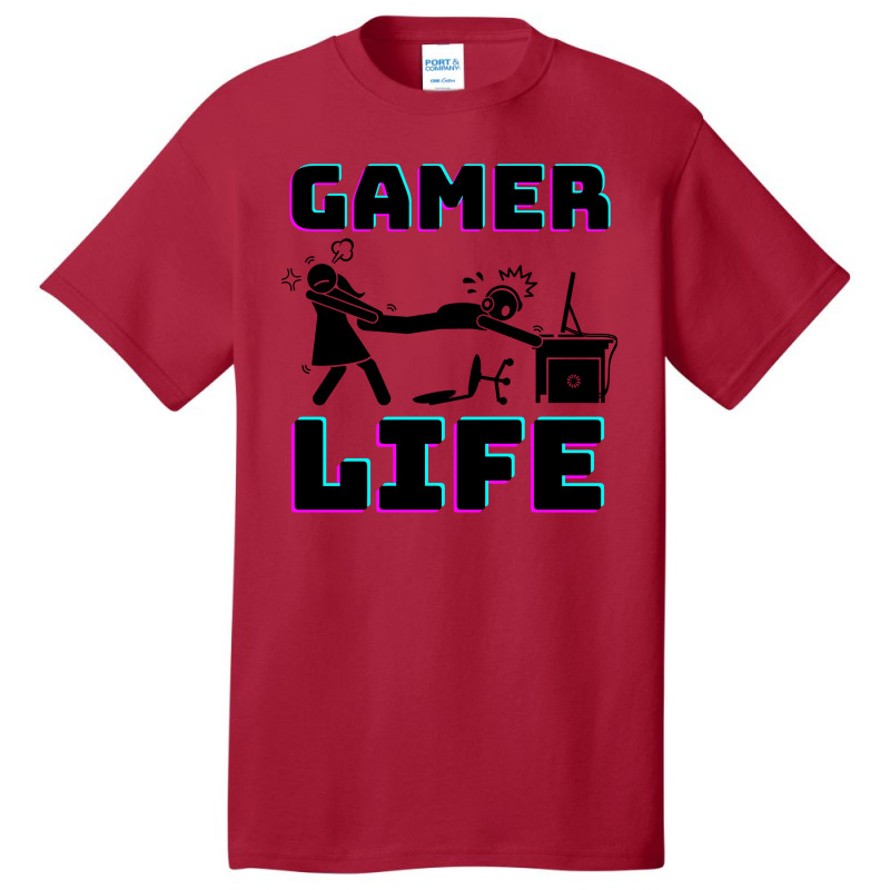 Gamer Life   Gamer Basic T-shirt | Artistshot