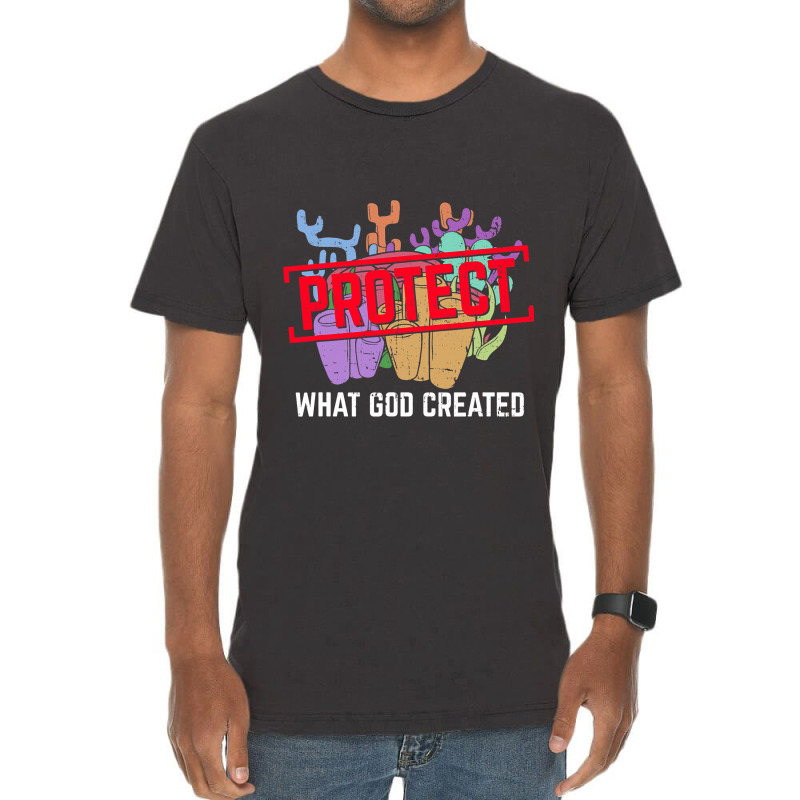 Coral Reefs Ocean Nature God Christianity Faith Vintage T-shirt | Artistshot