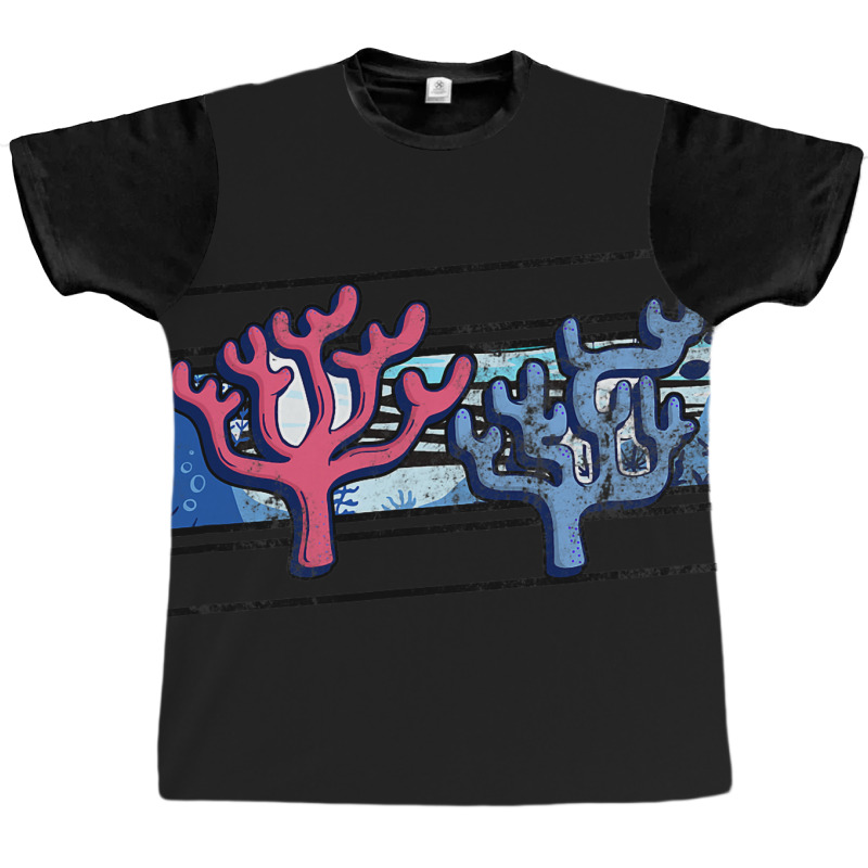 Coral Reefs Ocean Wildlife Nature Environment Graphic T-shirt | Artistshot