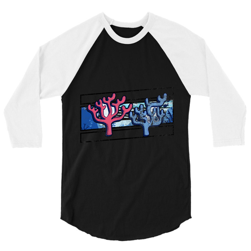 Coral Reefs Ocean Wildlife Nature Environment 3/4 Sleeve Shirt | Artistshot