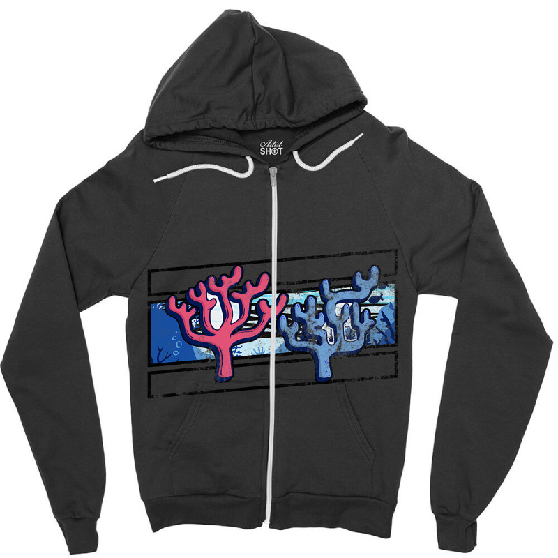 Coral Reefs Ocean Wildlife Nature Environment Zipper Hoodie | Artistshot