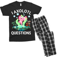 Cute Axolotl Lover Mexican Salamander I Axolotl Qu Men's T-shirt Pajama Set | Artistshot