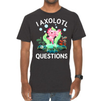 Cute Axolotl Lover Mexican Salamander I Axolotl Qu Vintage T-shirt | Artistshot