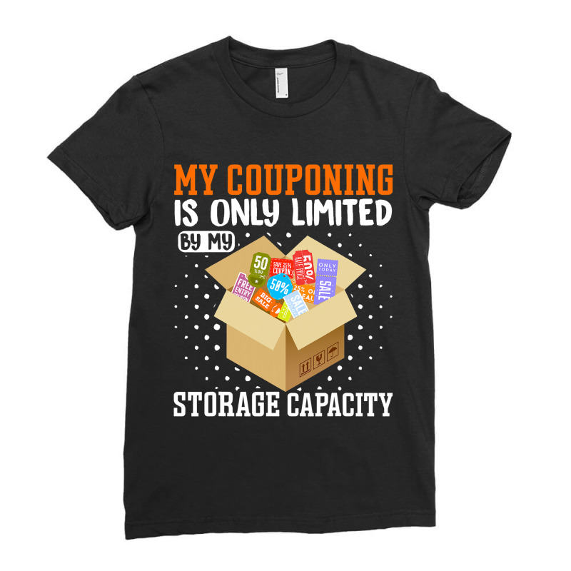 Couponer Couponing Cardboard Box My Couponing Is O Ladies Fitted T-Shirt by HafsahHoehn | Artistshot