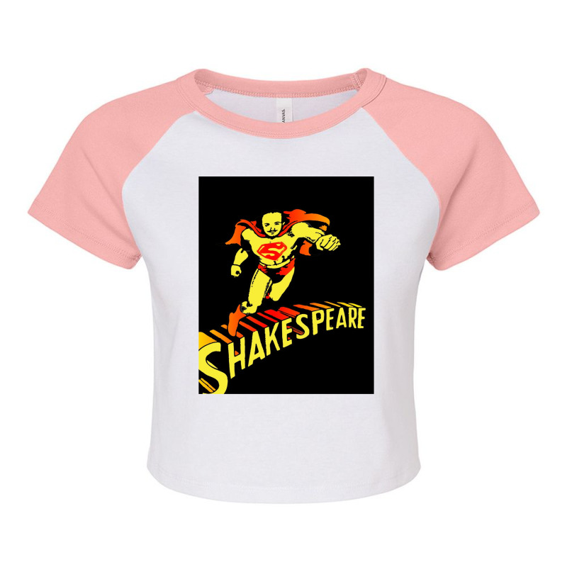 Super Shakespeare Raglan Crop Top by TracyLSontrop | Artistshot