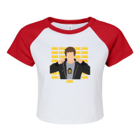 Gifts For Halloween Johnson Mustard Plug Awesome For Movie Fans 1 Raglan Crop Top | Artistshot