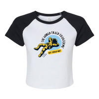 Vigilante Peacemaker Quotes 16 Raglan Crop Top | Artistshot