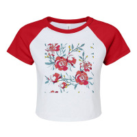 Spring Blooms  Spring Blooming Petals Raglan Crop Top | Artistshot