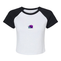 Terrarium Giant Shelly Raglan Crop Top | Artistshot