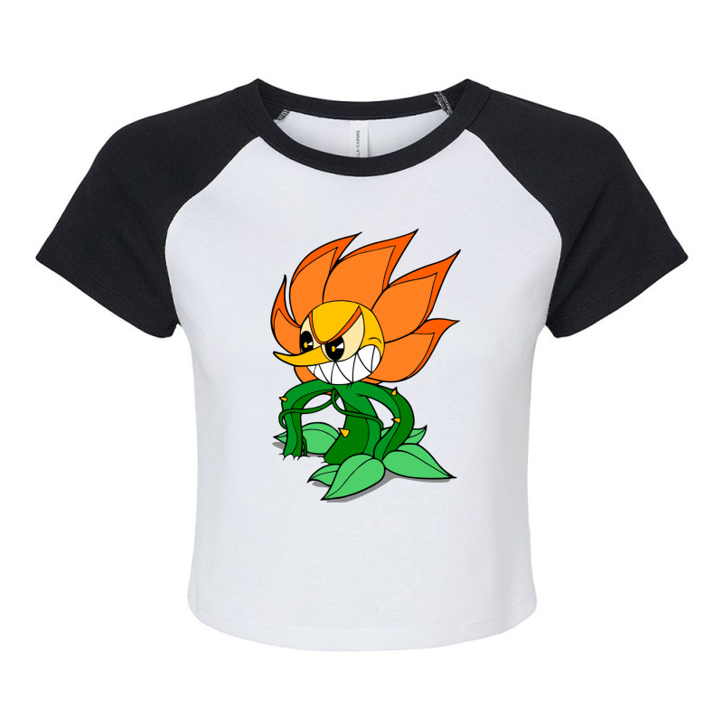 Evil Carnation (cagney Carnation) 1 Raglan Crop Top by HECTORNVAZQUEZ | Artistshot