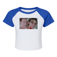 Scream Horror Movie Billy And Stu Raglan Crop Top | Artistshot