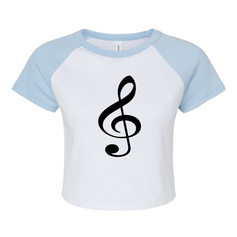 Music Note 1 Raglan Crop Top by JohnMcroberts | Artistshot