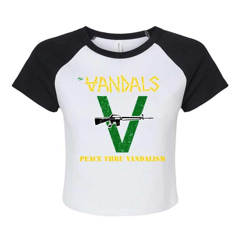 The Vandals Raglan Crop Top by yhaarshelsya | Artistshot