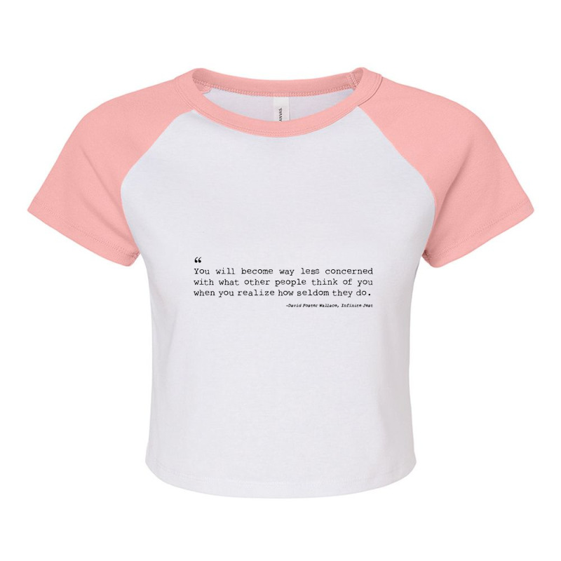 Infinite Jest   David Foster Wallace Raglan Crop Top by Eme90 | Artistshot