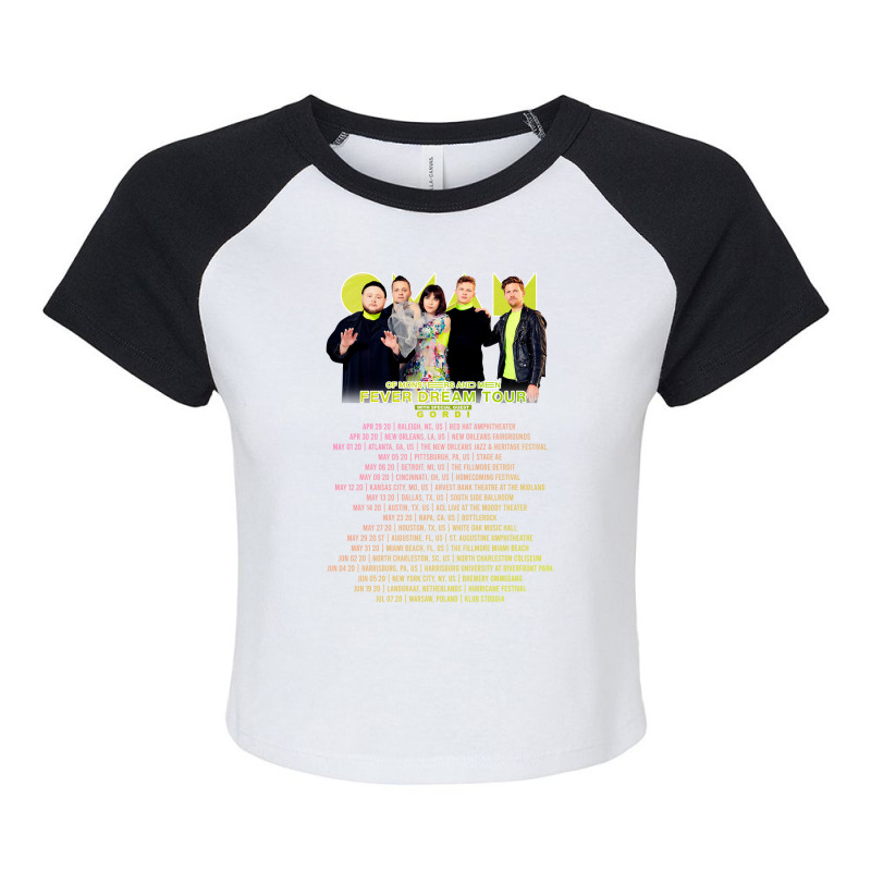 New Oman Of Monsters And Men Gordi Fever Dream Tour Back Raglan Crop Top by okahokaliana | Artistshot