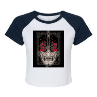 Ghost Classic Poster Boy Raglan Crop Top | Artistshot