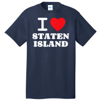 I Love Staten Island Premium T Shirt Basic T-shirt | Artistshot