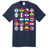 All Latin American Flags Countries Banderas Latinoamerica T Shirt Basic T-shirt | Artistshot