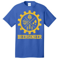 Mens Beergineer Homebrew Home Brewing Craft Beer Brewer Gift T Shirt Basic T-shirt | Artistshot