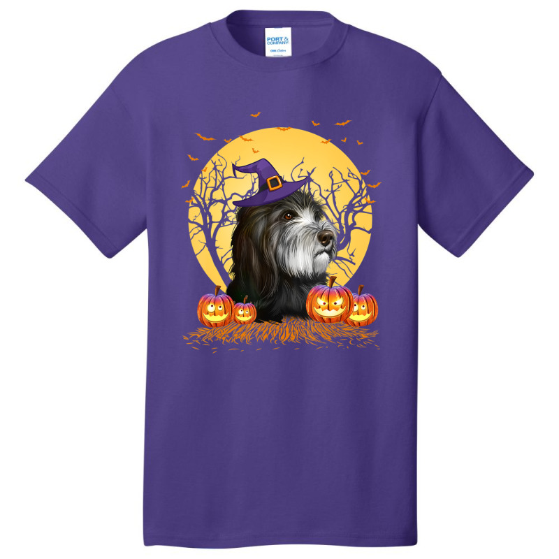 Holiday 365 Halloween Catalan Sheepdog Dog Pumpkin Basic T-shirt by kaeskapper3 | Artistshot